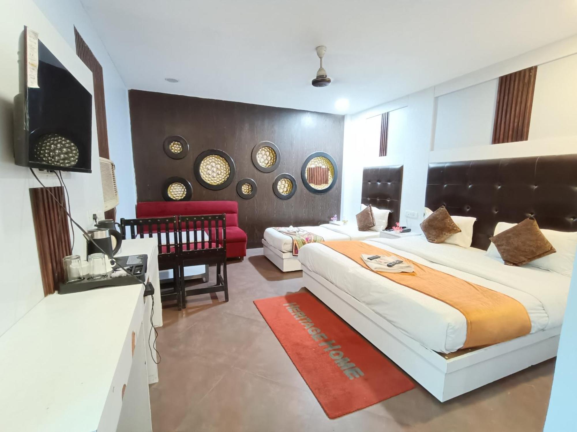 ניו דלהי Hotel Heritage Home Walking 1 Minuit From R K Ashram Metro Station מראה חיצוני תמונה